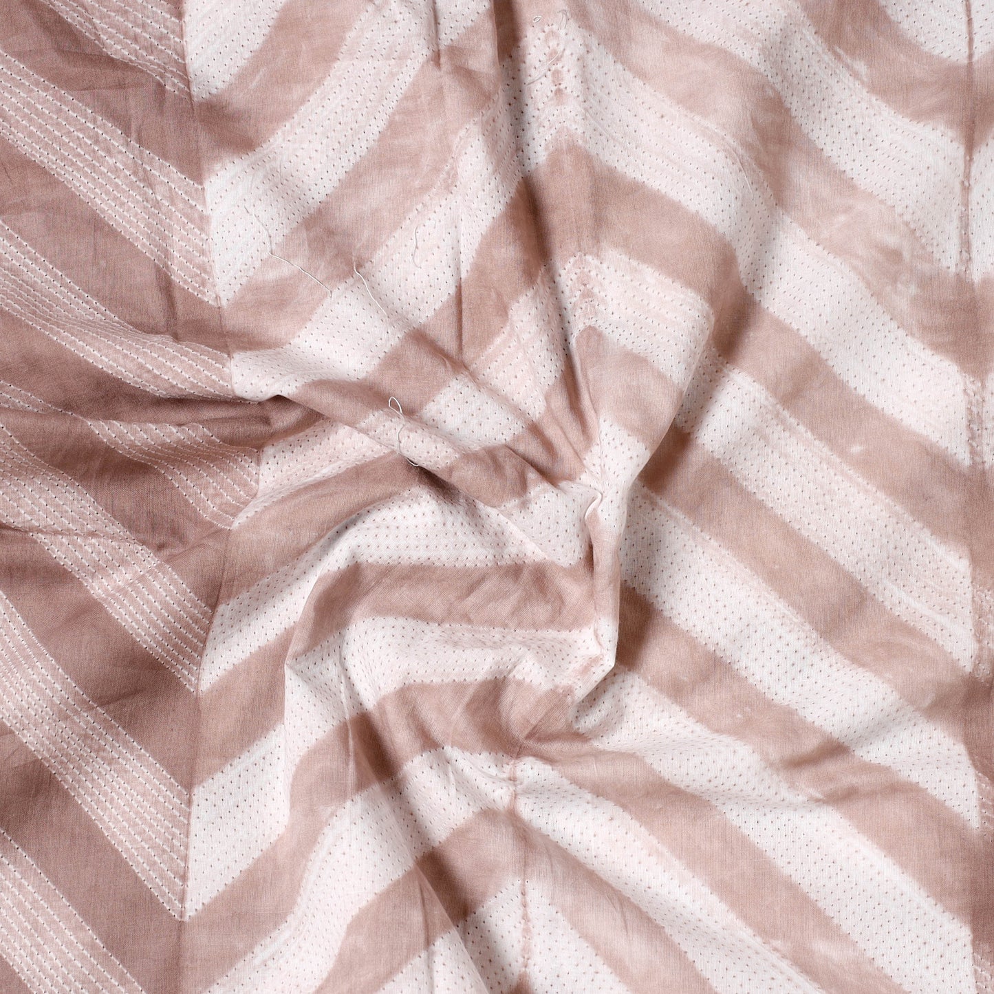 Brown - Nui Shibori Tie-Dye Cotton Precut Fabric