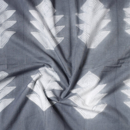Grey - Nui Shibori Tie-Dye Cotton Precut Fabric (1 meter)