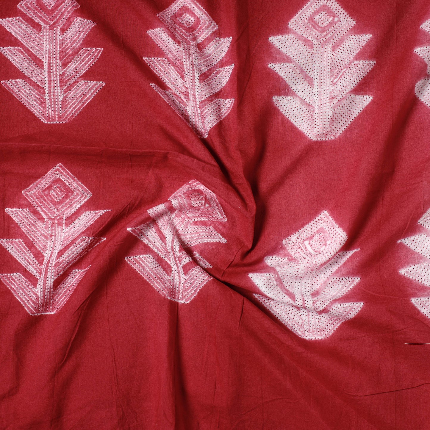 Pink - Nui Shibori Tie-Dye Cotton Precut Fabric (1 meter)