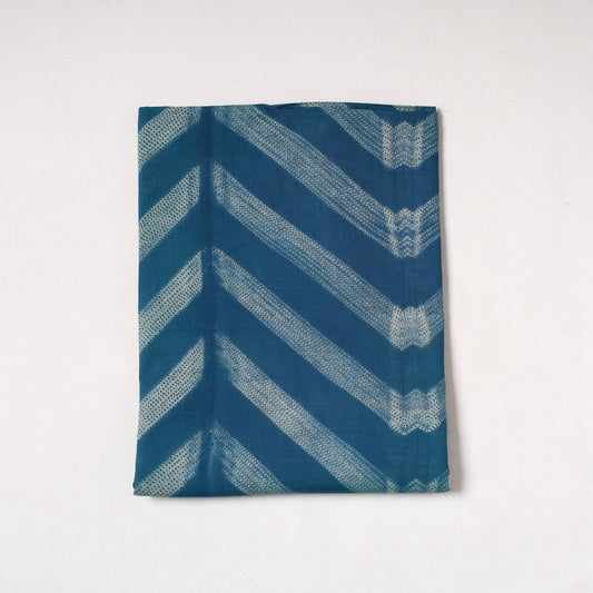 Blue - Nui Shibori Tie-Dye Cotton Precut Fabric (1 meter)