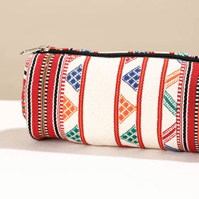  Kashida Stitch Handloom Cotton Multipurpose Toiletry Pouch 