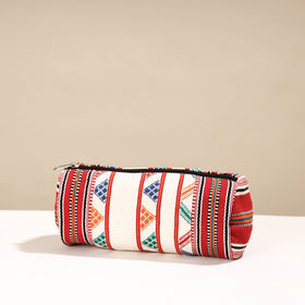  Kashida Stitch Handloom Cotton Multipurpose Toiletry Pouch 