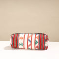  Kashida Stitch Handloom Cotton Multipurpose Toiletry Pouch 