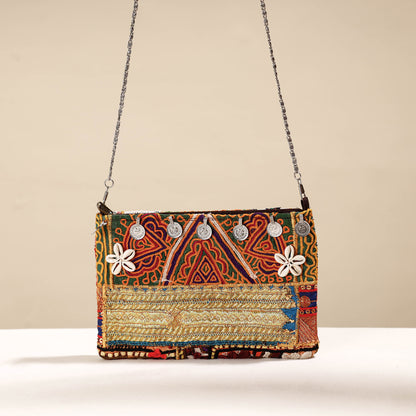 Multicolor - Handcrafted Multicolored Vintage Afghani Sling Bag