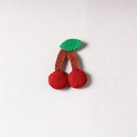 Cherry - Handmade Felt Magnet