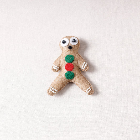 Gingerbread - Handmade Felt Magnet