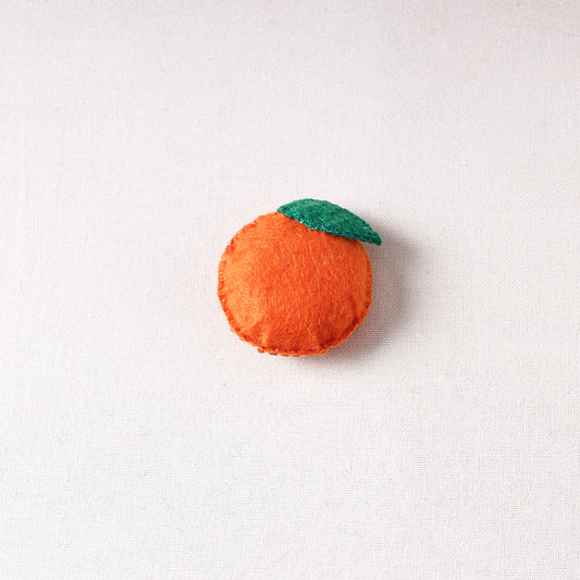 Orange - Handmade Felt Magnet