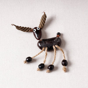 Handmade Natural Seeds Deer Fridge Magnet