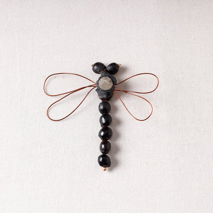 Handmade Natural Seeds Dragonfly Fridge Magnet