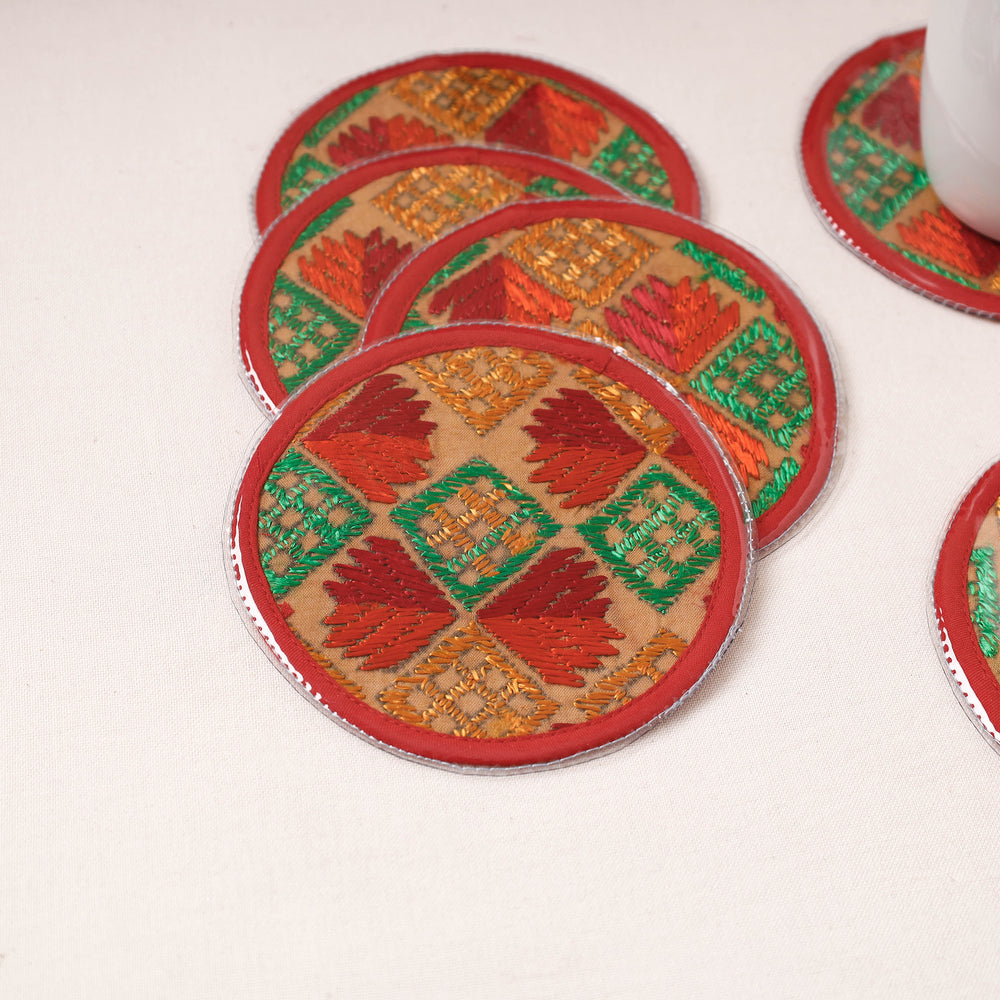 embroidery coasters