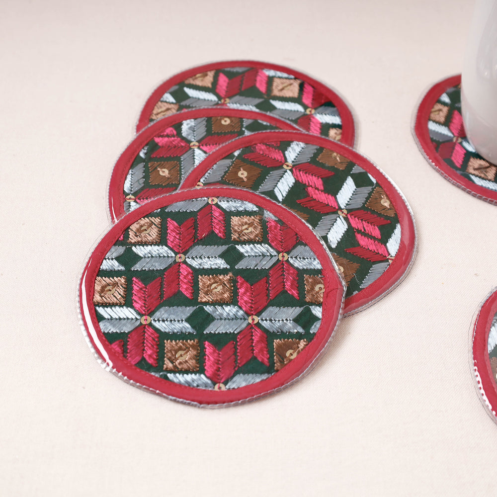 embroidery coasters