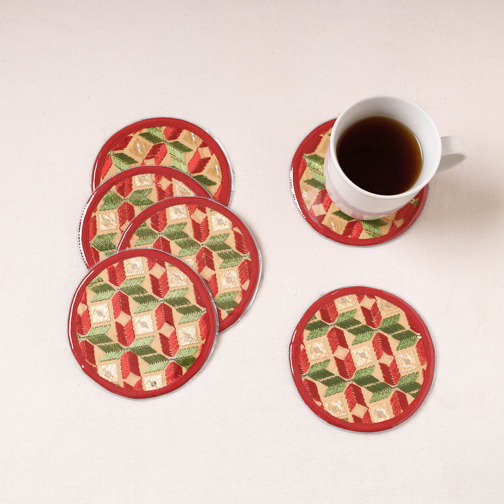 embroidery coasters