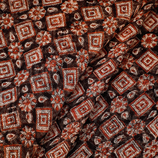 Multicolor - Bagru Block Printed Kota Doria Cotton Fabric