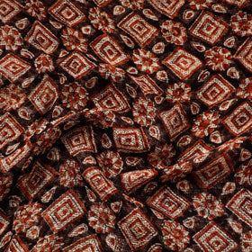 Traditional Bagru Print Fabric from Rajasthan
