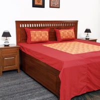 plain cotton bed cover