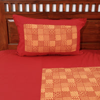 plain cotton bed cover