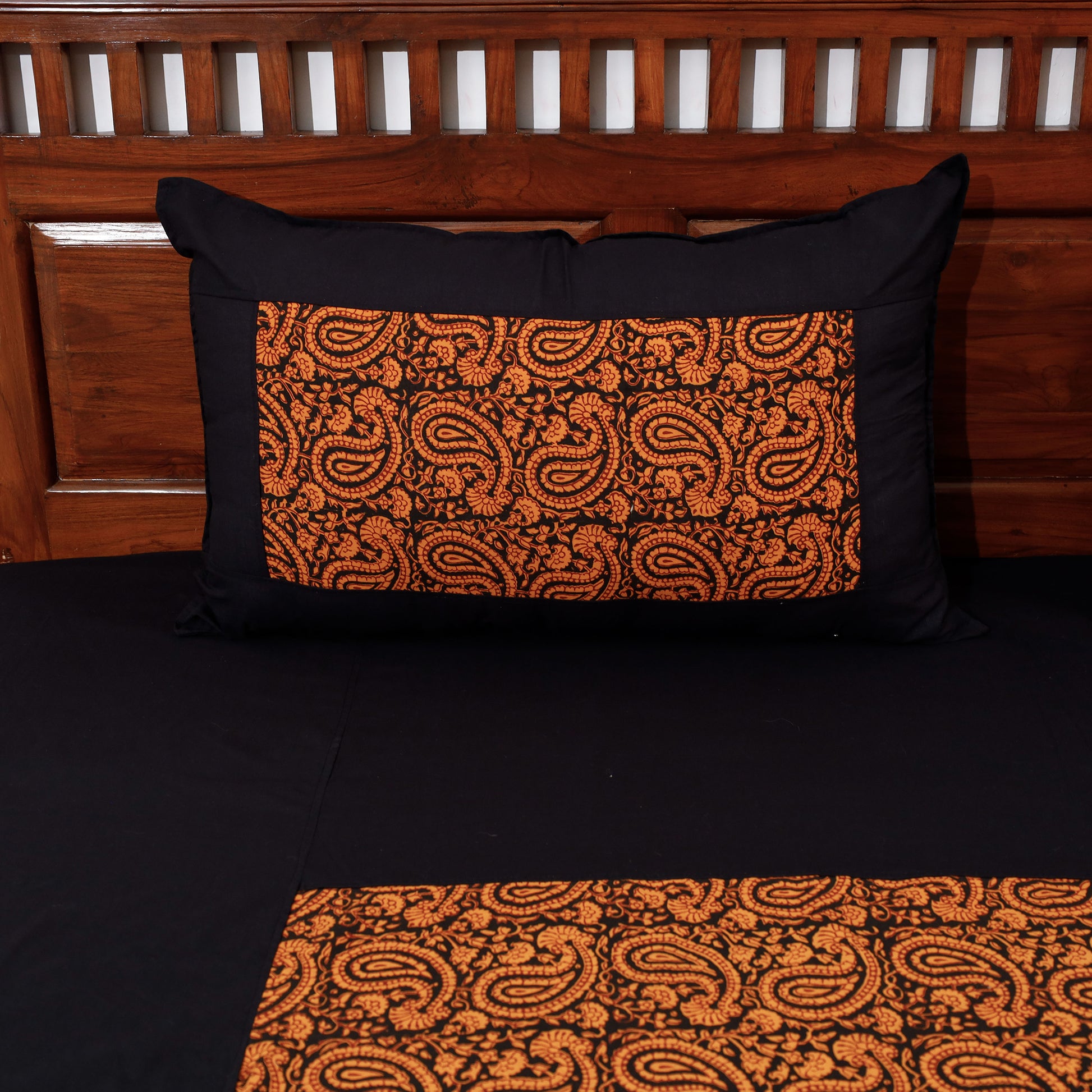 plain double bed cover set
