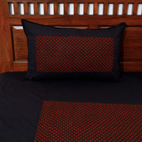 plain double bed cover set