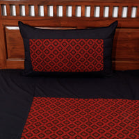 plain double bed cover set