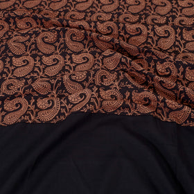 Buy Plain Cotton Double Bed Cover Set with Bagh Patchwork Online l iTokri.com