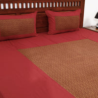 plain double bed cover 