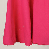 Pink - Plain Handloom Jhiri Cotton Wrap Around Skirt