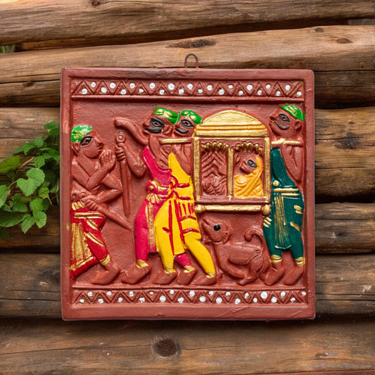 Terracotta Tile Wall Hanging (6 inch x 6 inch)