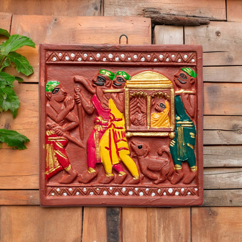 Terracotta Tile Wall Hanging (6 inch x 6 inch)