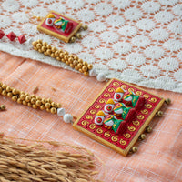 Terracotta Necklace Set for Woman