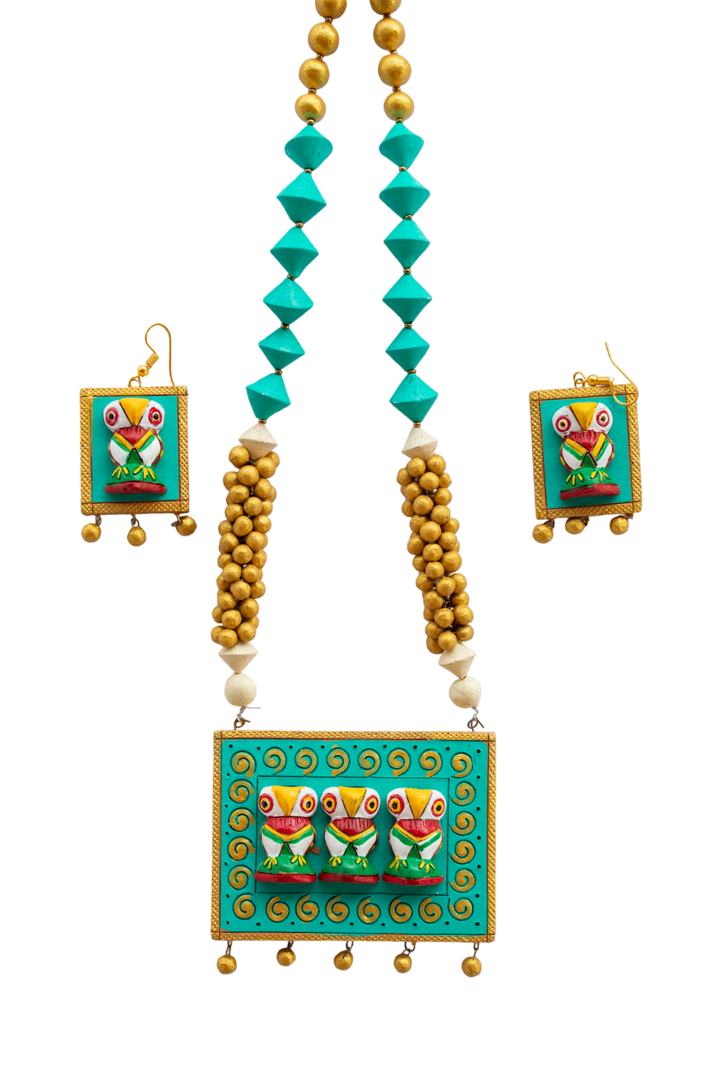 Terracotta Necklace Set for Woman