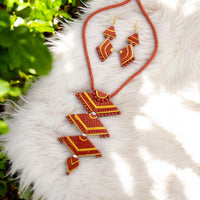 Terracotta Necklace Set for Woman