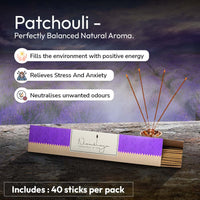 Nirmalaya Patchouli Incense Sticks Agarbatti- 40 Sticks