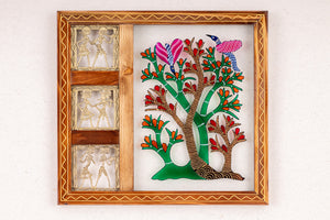 Tarucchaya - The Madhubani Tree of Life Wall Art Frame