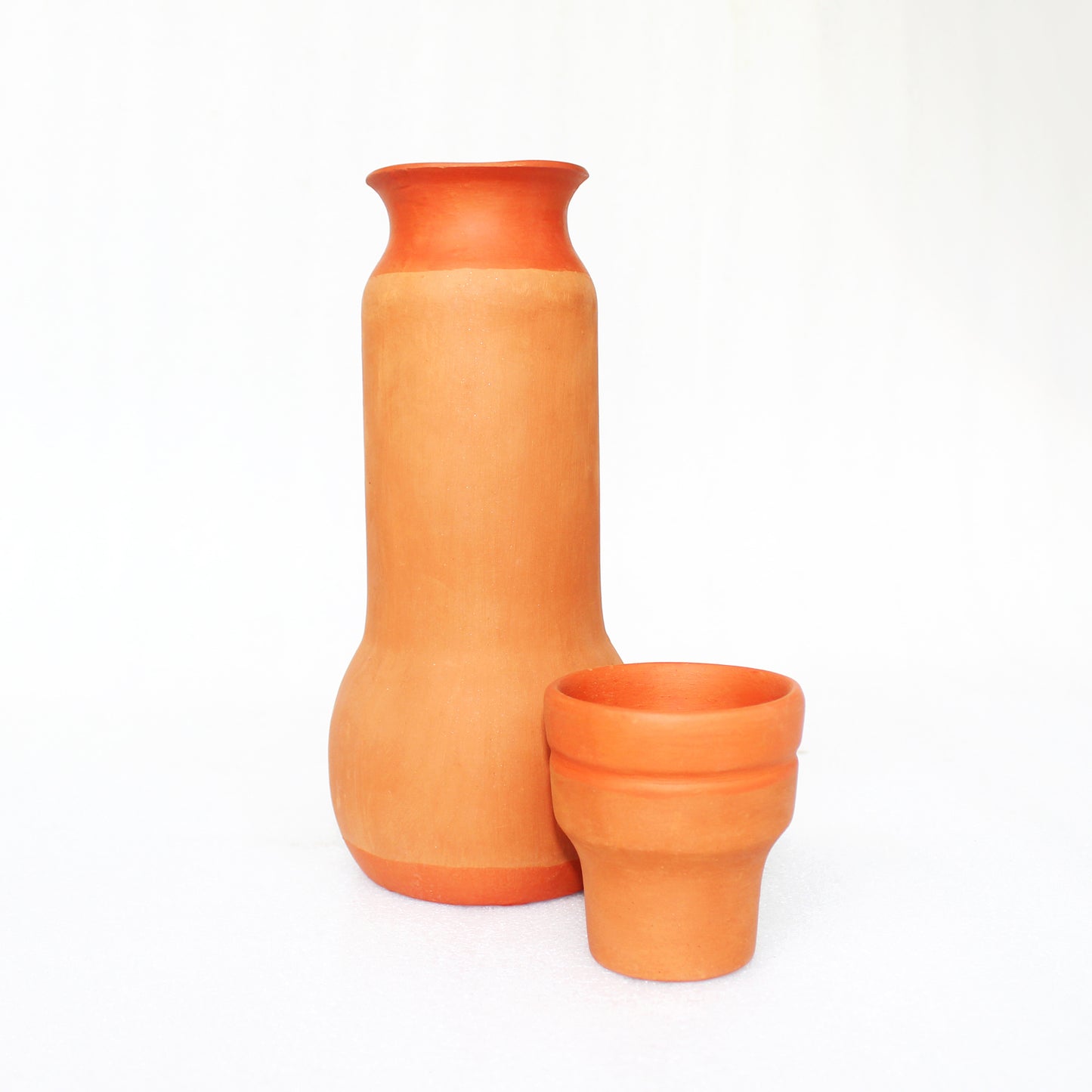 Handcrafted Terracotta Water Bottle : BULB 1 Lt : Capacity 1.0L Approx