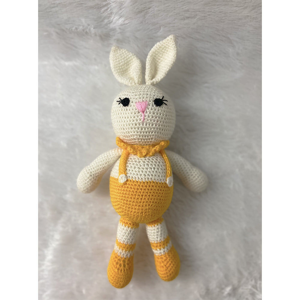 Handmade Crochet Toffee Rakhi And Rabbit Toy