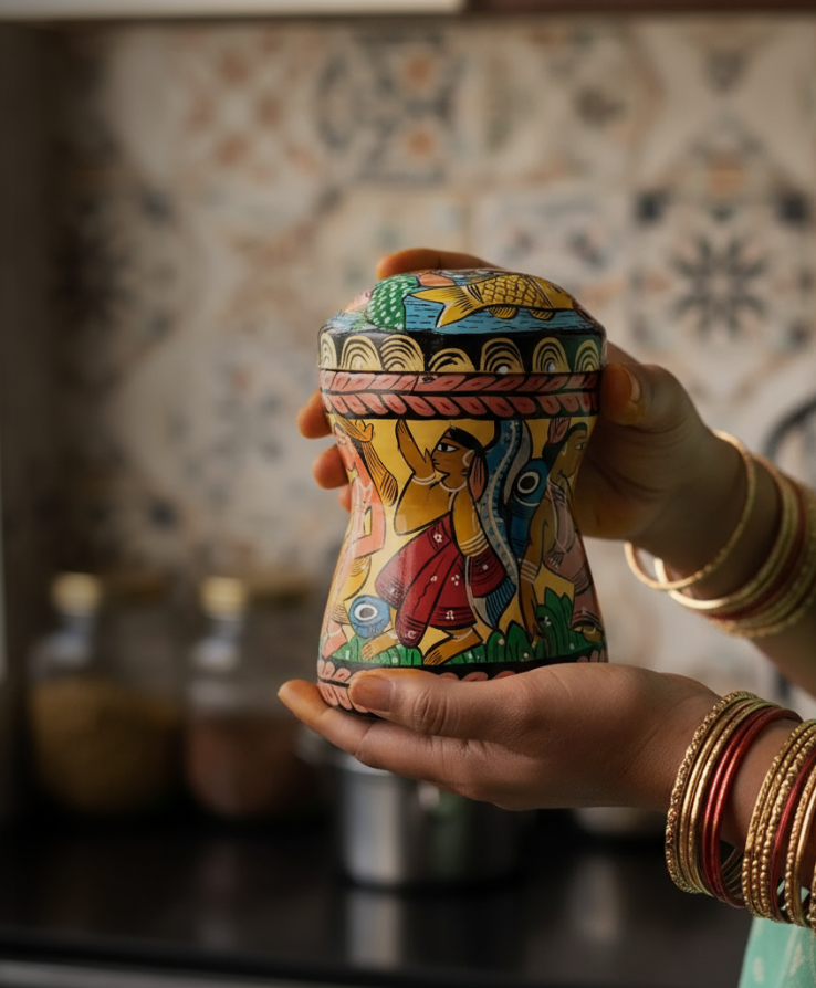 <p>When utility<br/>meets<br/>folk artisans</p>