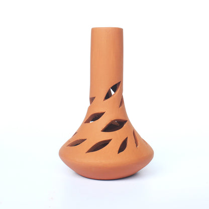 Handcrafted Terracotta Fountain Cut Profiled Flower Vase