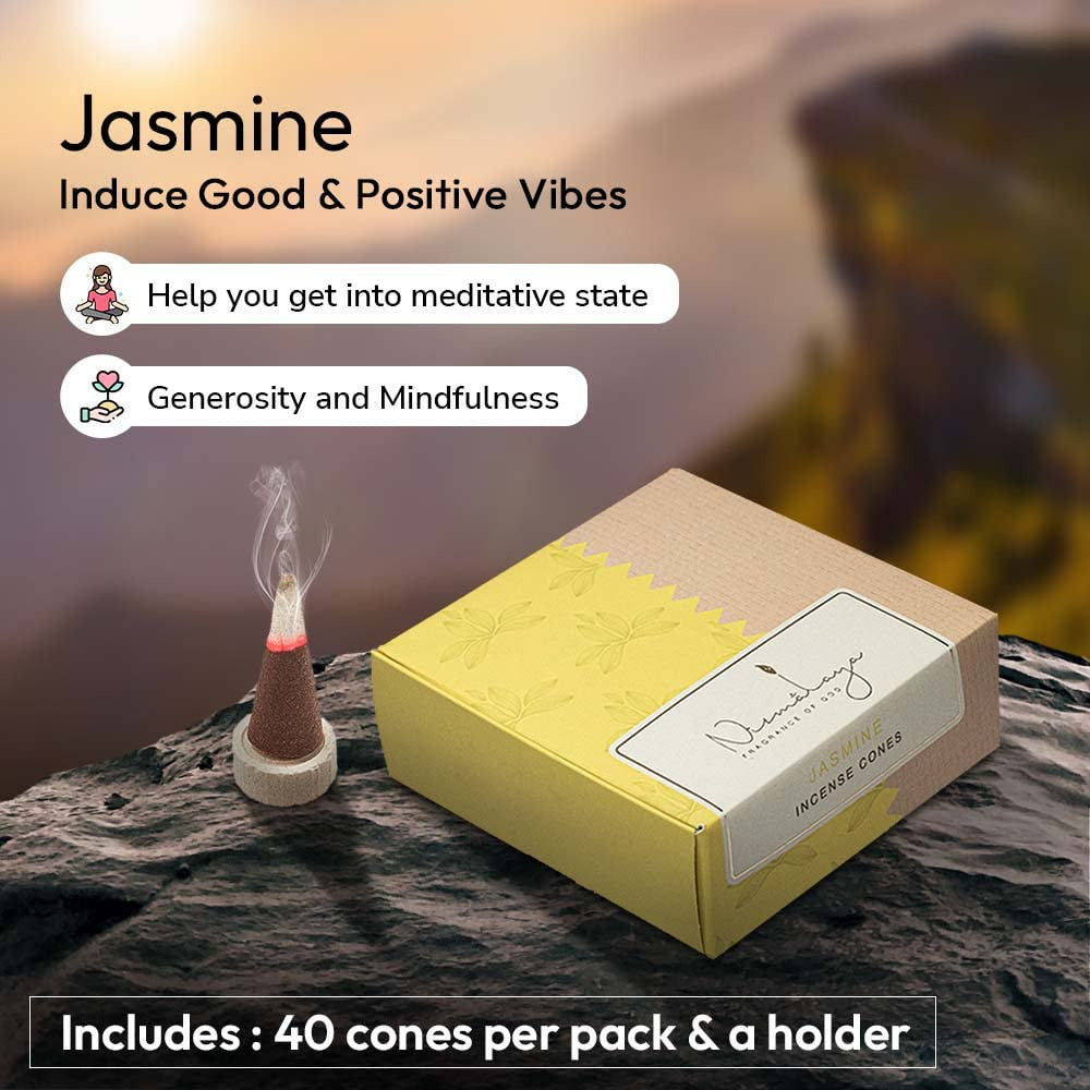 Nirmalaya Natural Jasmine Incense Cones