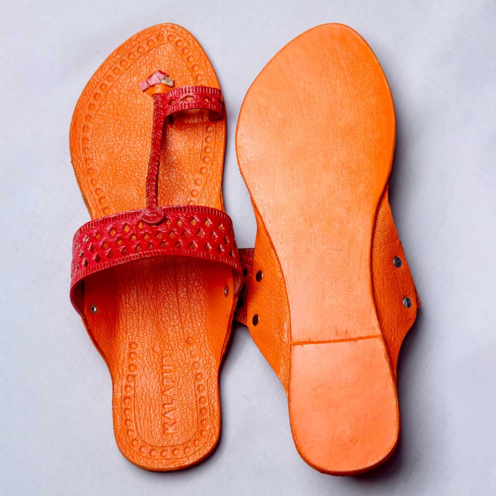 kolhapuri leather slippers