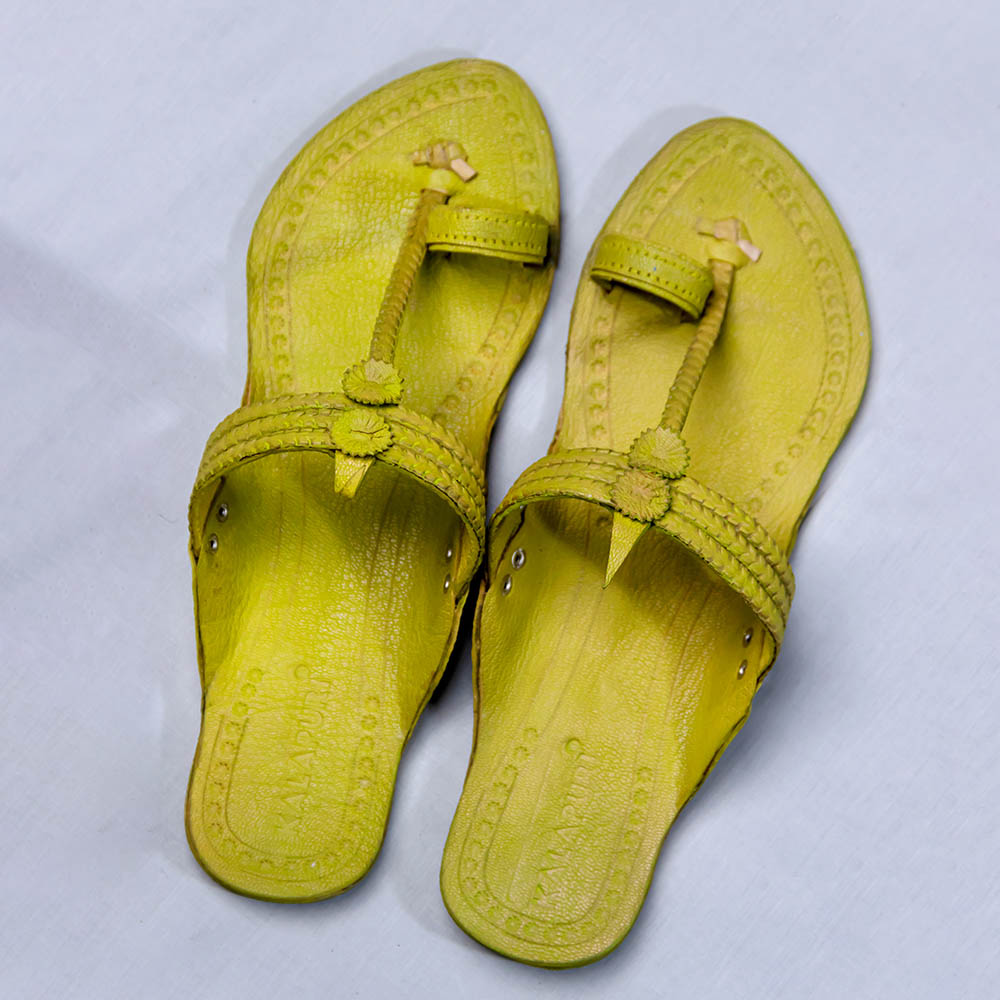 kolhapuri leather slippers