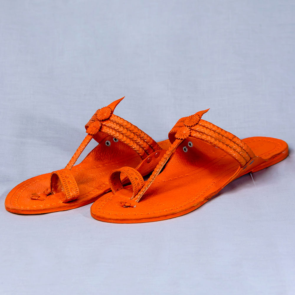 kolhapuri leather slippers