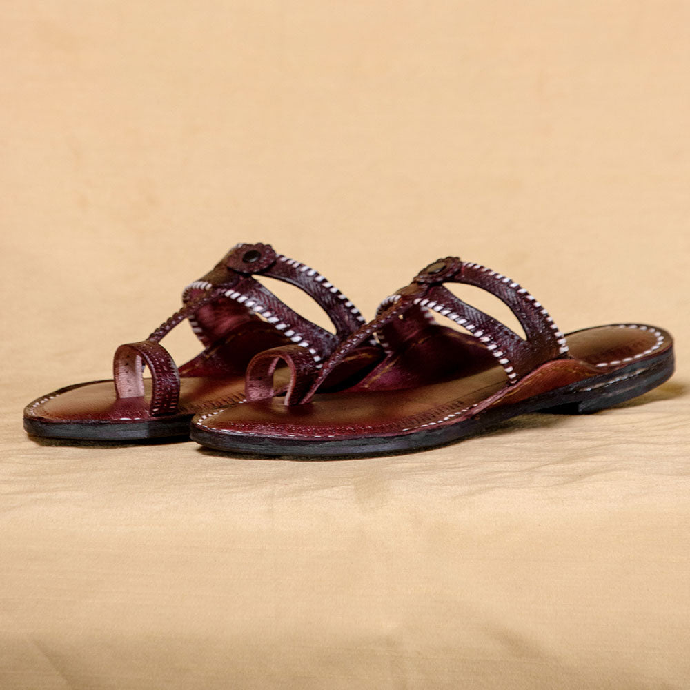 kolhapuri leather slippers