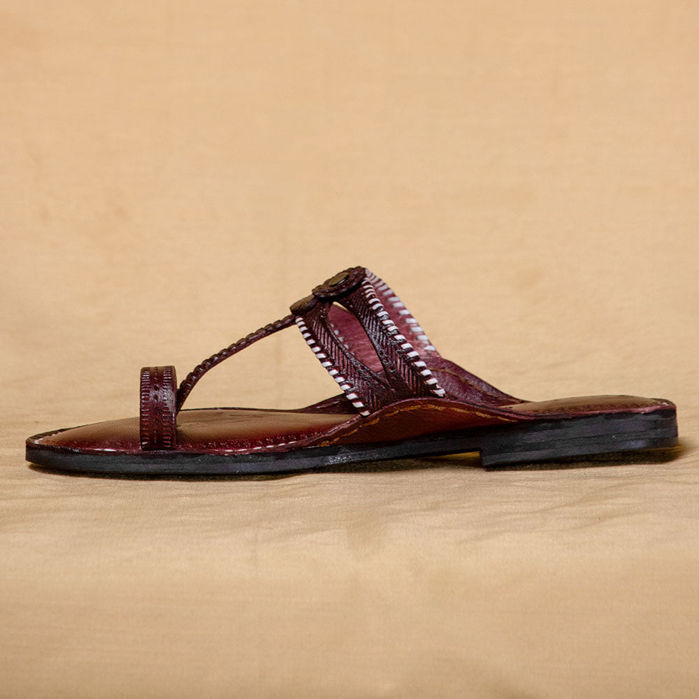 kolhapuri leather slippers