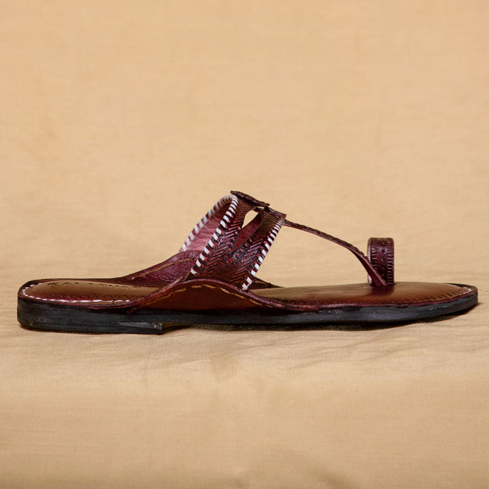 kolhapuri leather slippers