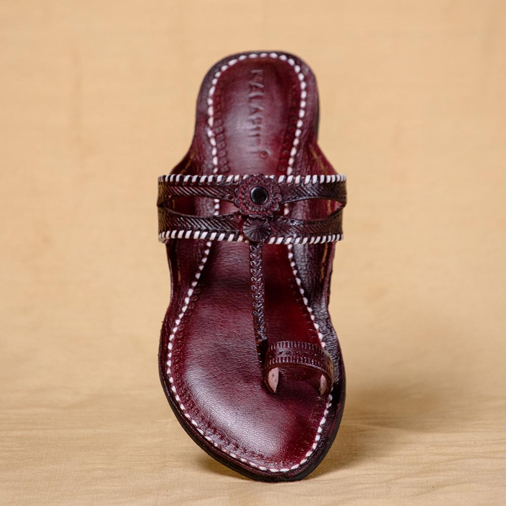 kolhapuri leather slippers