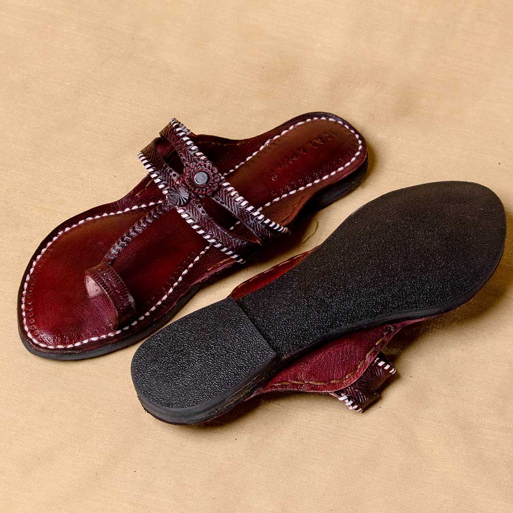 kolhapuri leather slippers