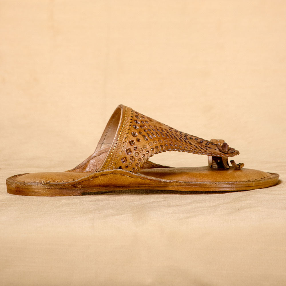 kolhapuri leather slippers