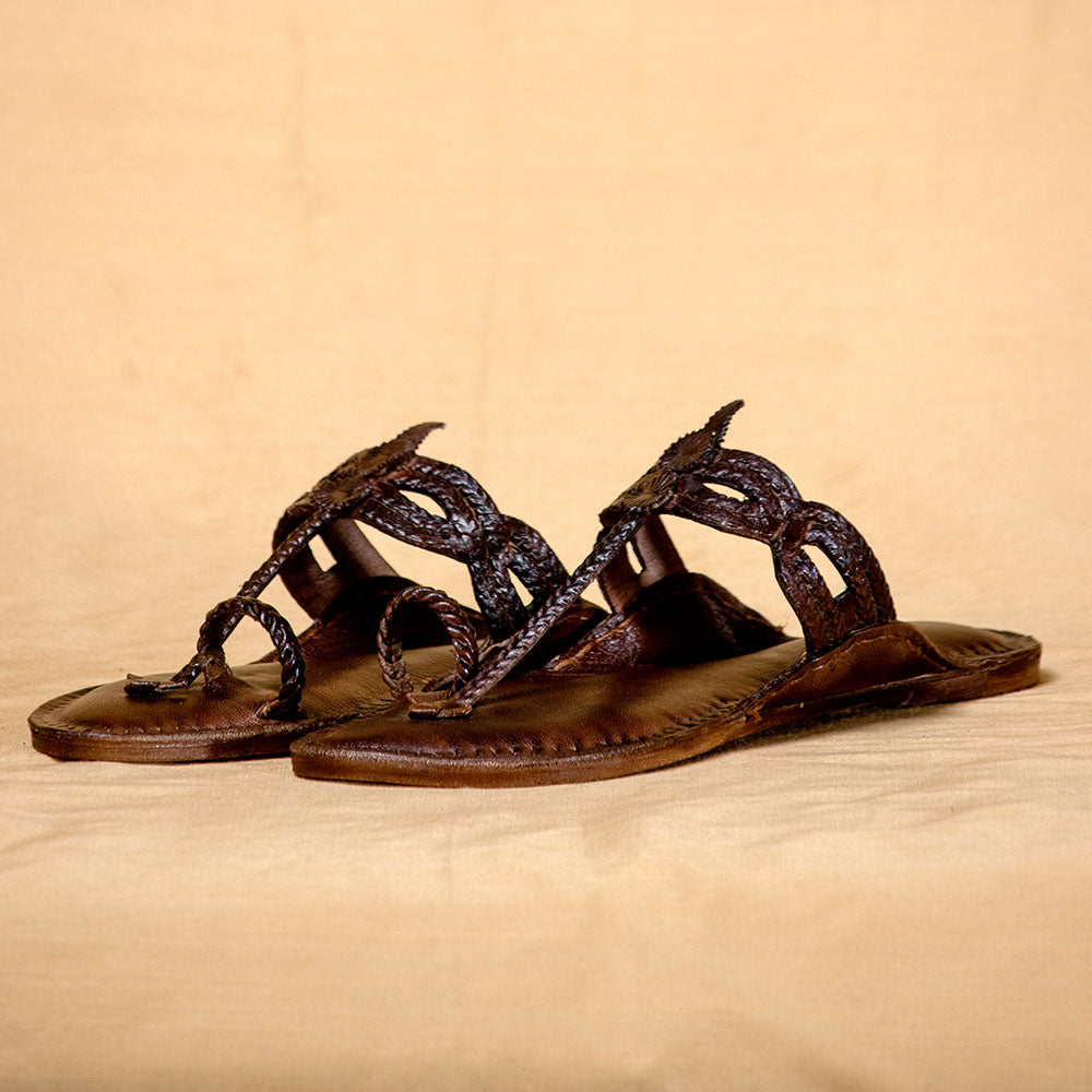 kolhapuri leather slippers