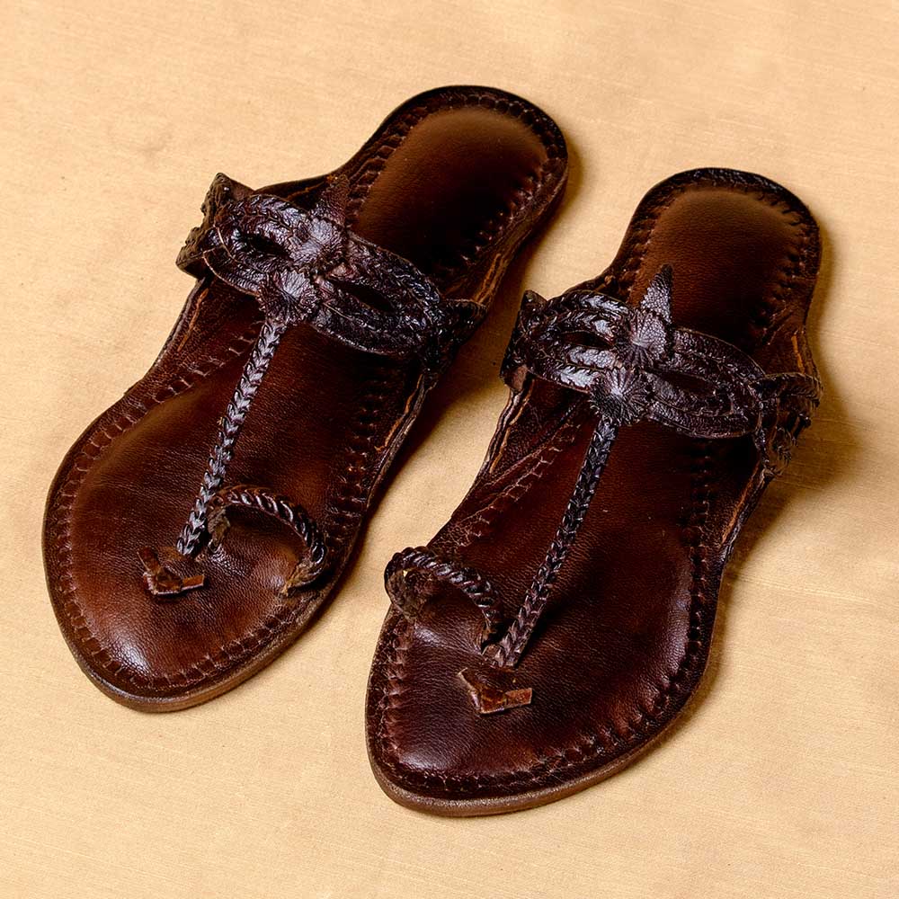 kolhapuri leather slippers