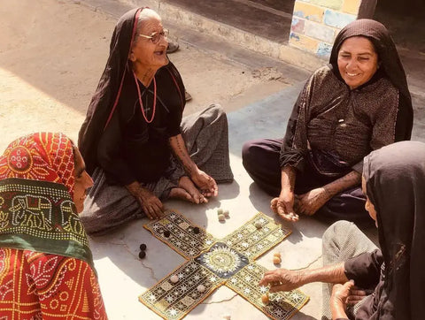 Chopad - the oldest indigenous game of india.